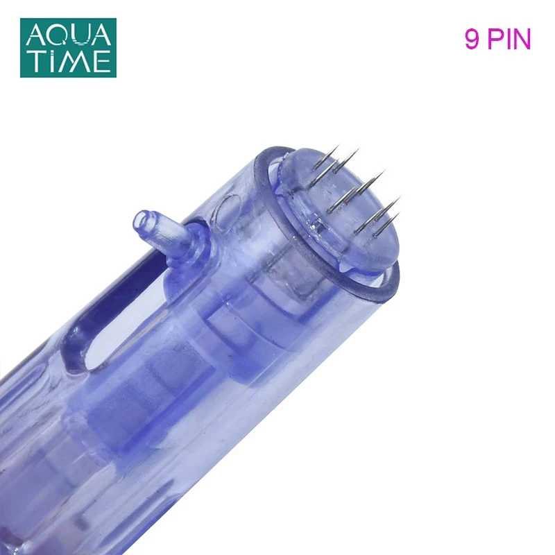 F8 MTS Microneedle 10PCS Cartridges And 10 PCS Syringe Tube Screw Suits For 2 in 1 Mini Hydra Gun Auto Mesotherapy Injector