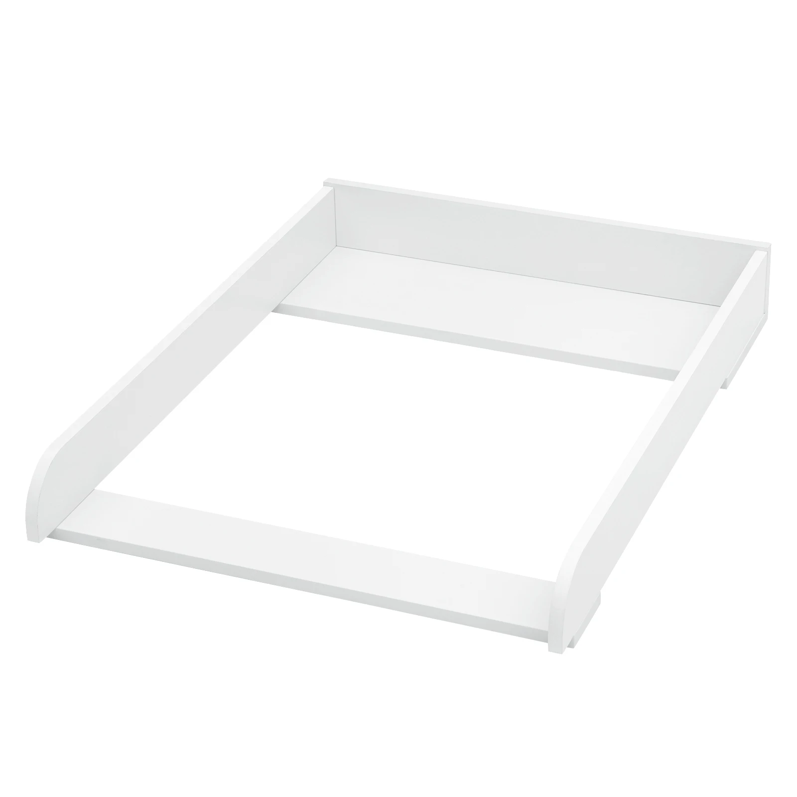 WOLTU Fasciatoio per cassettiera MDF 60 x 10,5 x 80 cm Vassoio fasciatoio per bambini con pareti laterali
