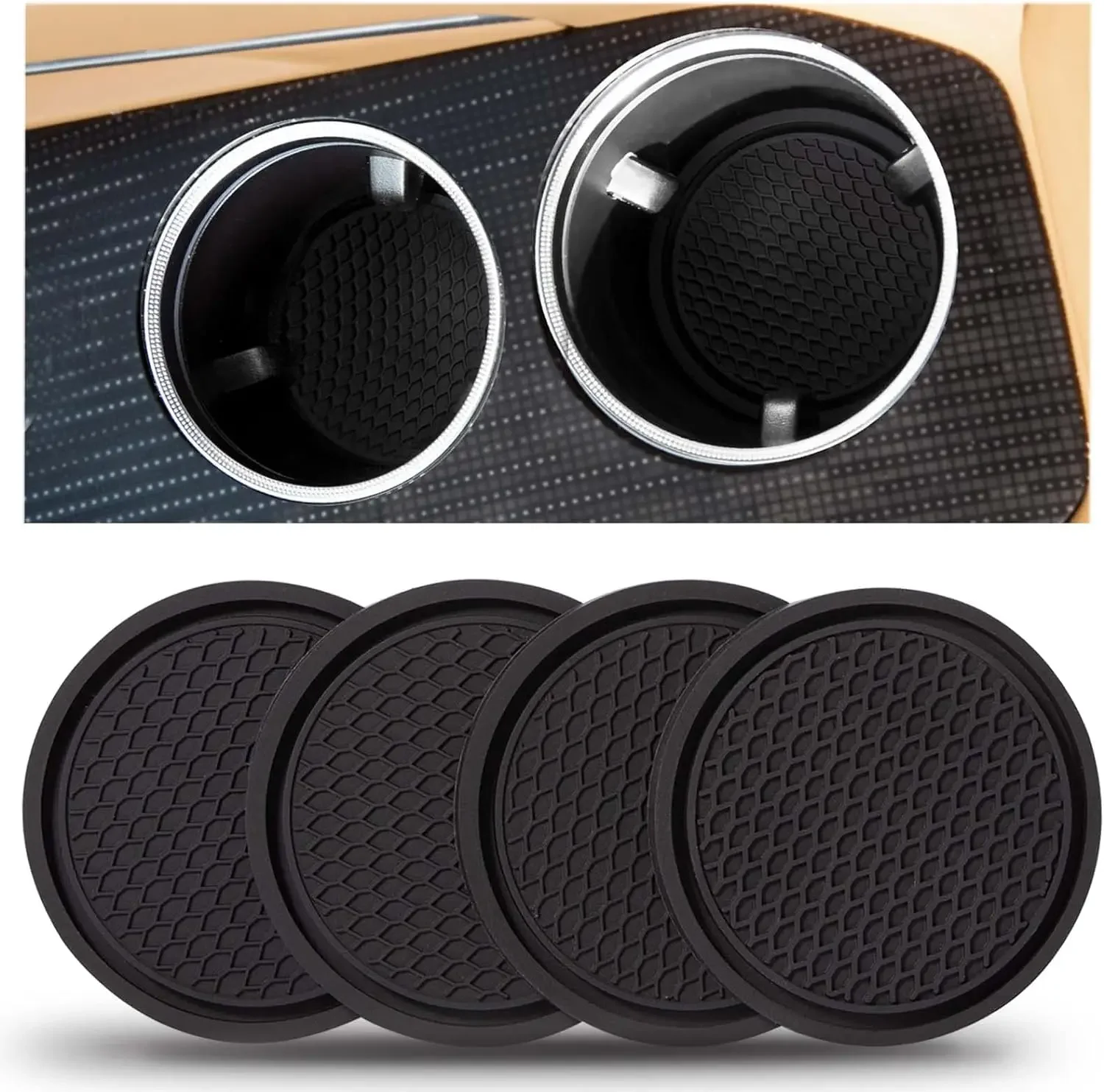 2PCS Universal Black Car Auto Cup Holder Insert CoasterMöbel & Wohnen, Feste & Besondere Anlässe, Party- & Eventdekoration!