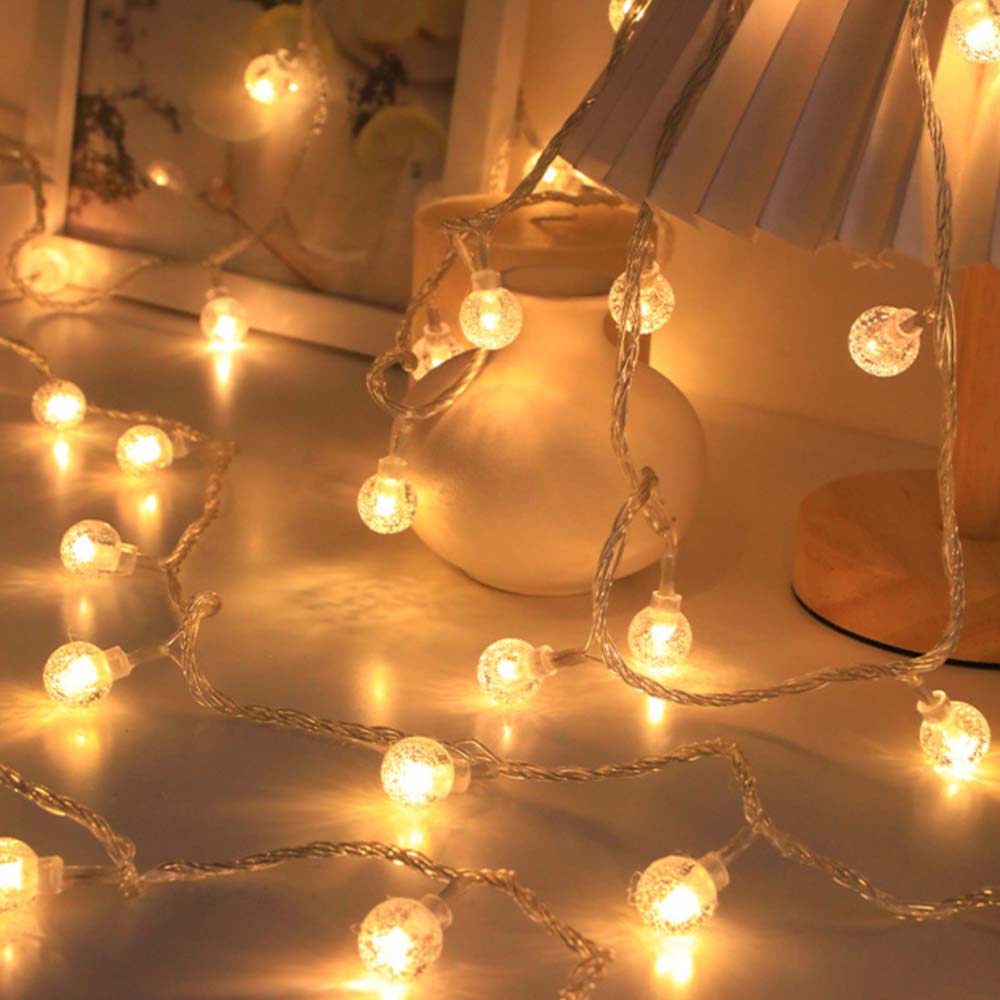 TARKA Camping 6M USB/Battery LED String Lights Power Ball Outdoor Picnic Waterproof  Lights Camping Supplies Garden Fairy Light