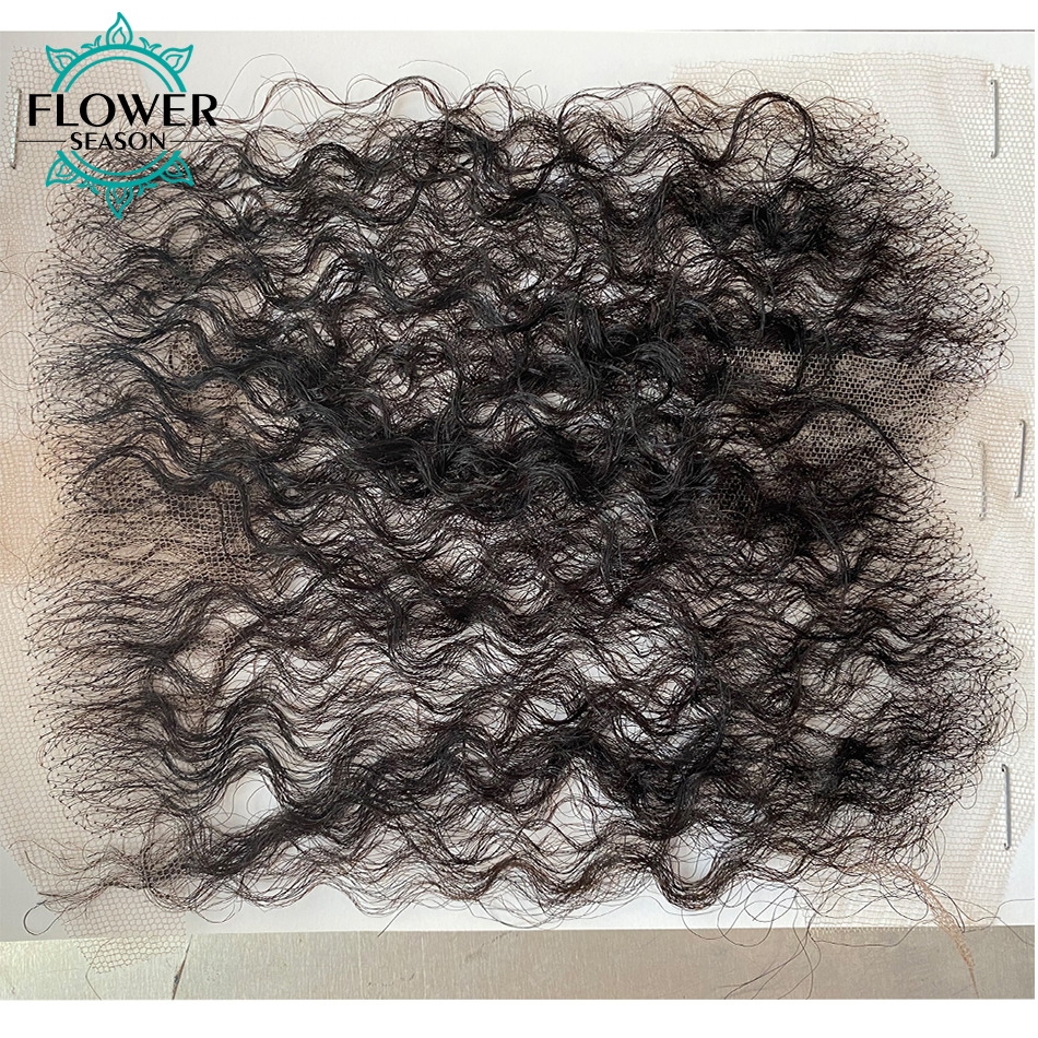 女性用ヘアカーリーストライプ,HDレースの人間の髪の毛,4ユニット