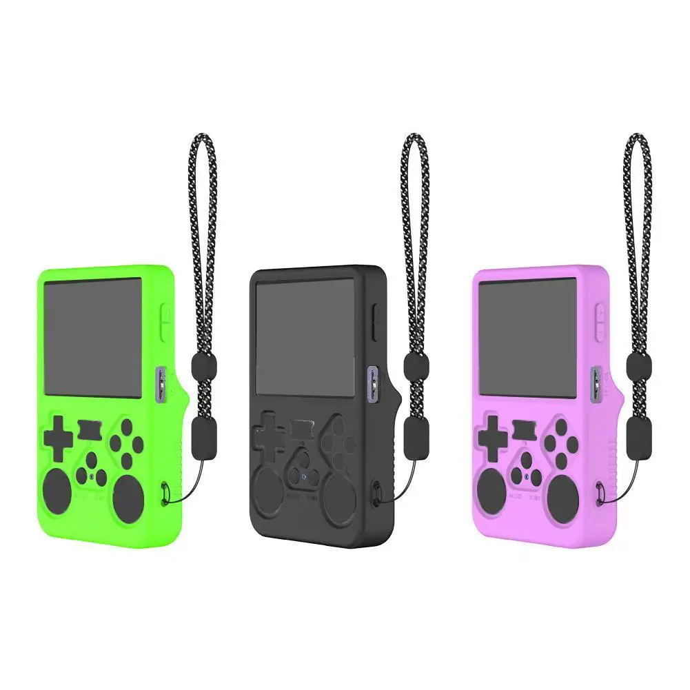 Silicone Case For R36S Handheld Game Console Silicone Protective Cover Anti-Scratch Storage Box Soft Shell