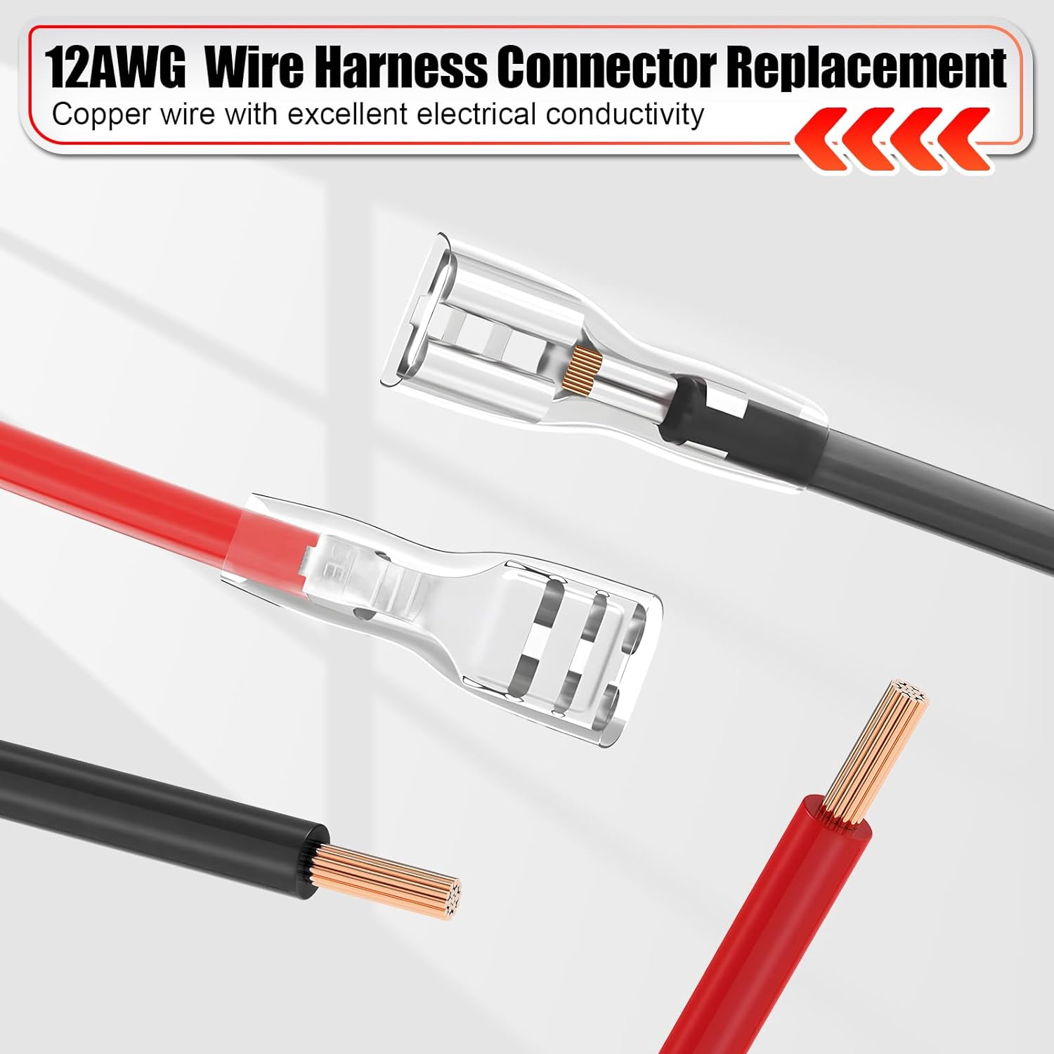 Arnés de cables de 12 AWG, conector 40A Compatible con batería Peg-Perego de 12 voltios, juguetes para montar en niños