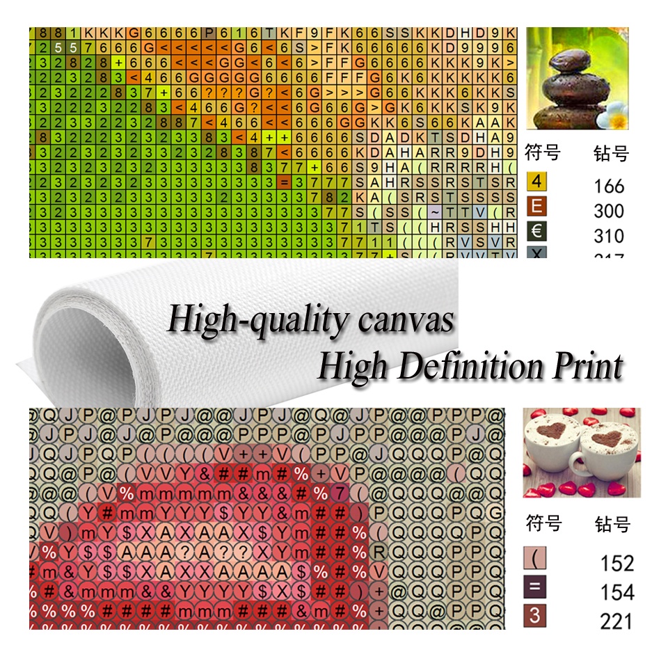 5D DIY Lukisan Berlian Abstrak Bunga Biru Kit Jahit Silang Bor Penuh Mosaik Bordir Putih dan Biru Masih Hidup Triptych