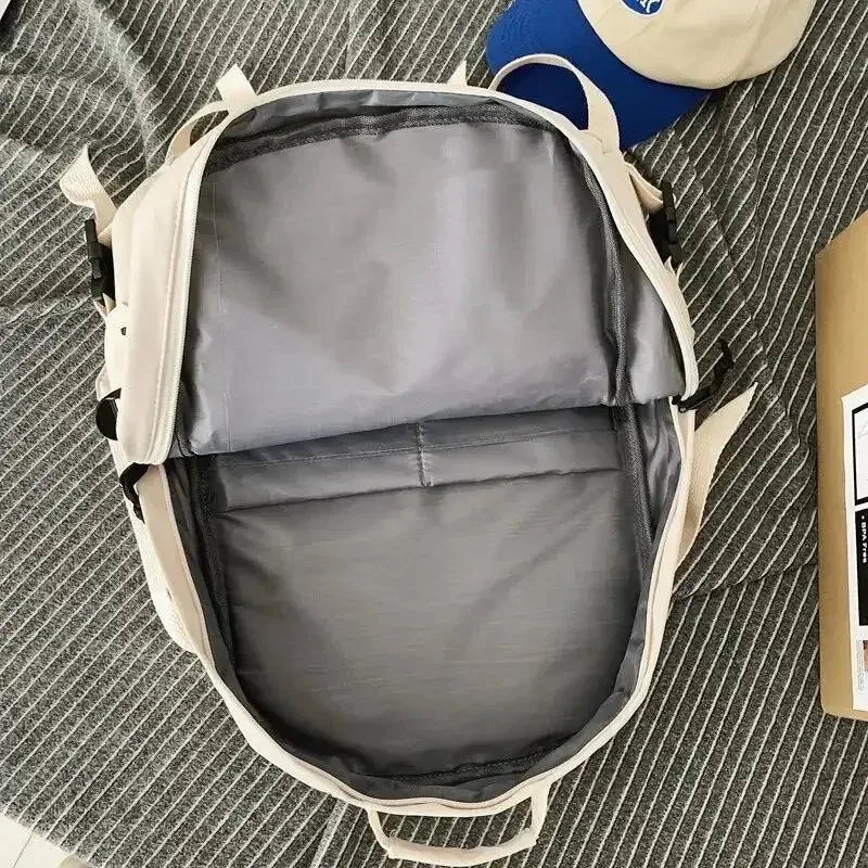 Mochila Universal de nailon para hombre y mujer, mochila escolar informal de gran capacidad, mochila para ordenador a la moda, desplazamientos diarios