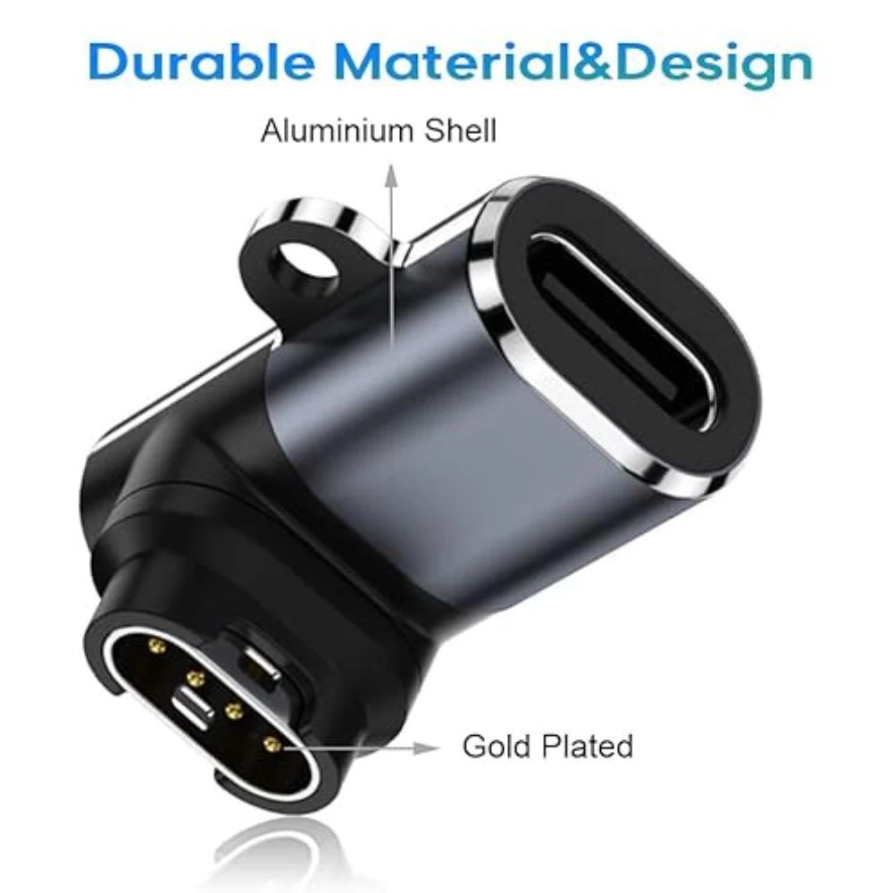 Kompatibel mit Garmin Instinct 2, 2S, 2X, Garmin Venu 3, 2 Plus, 2S, SQ USB-Smartwatch-Ladeadapter