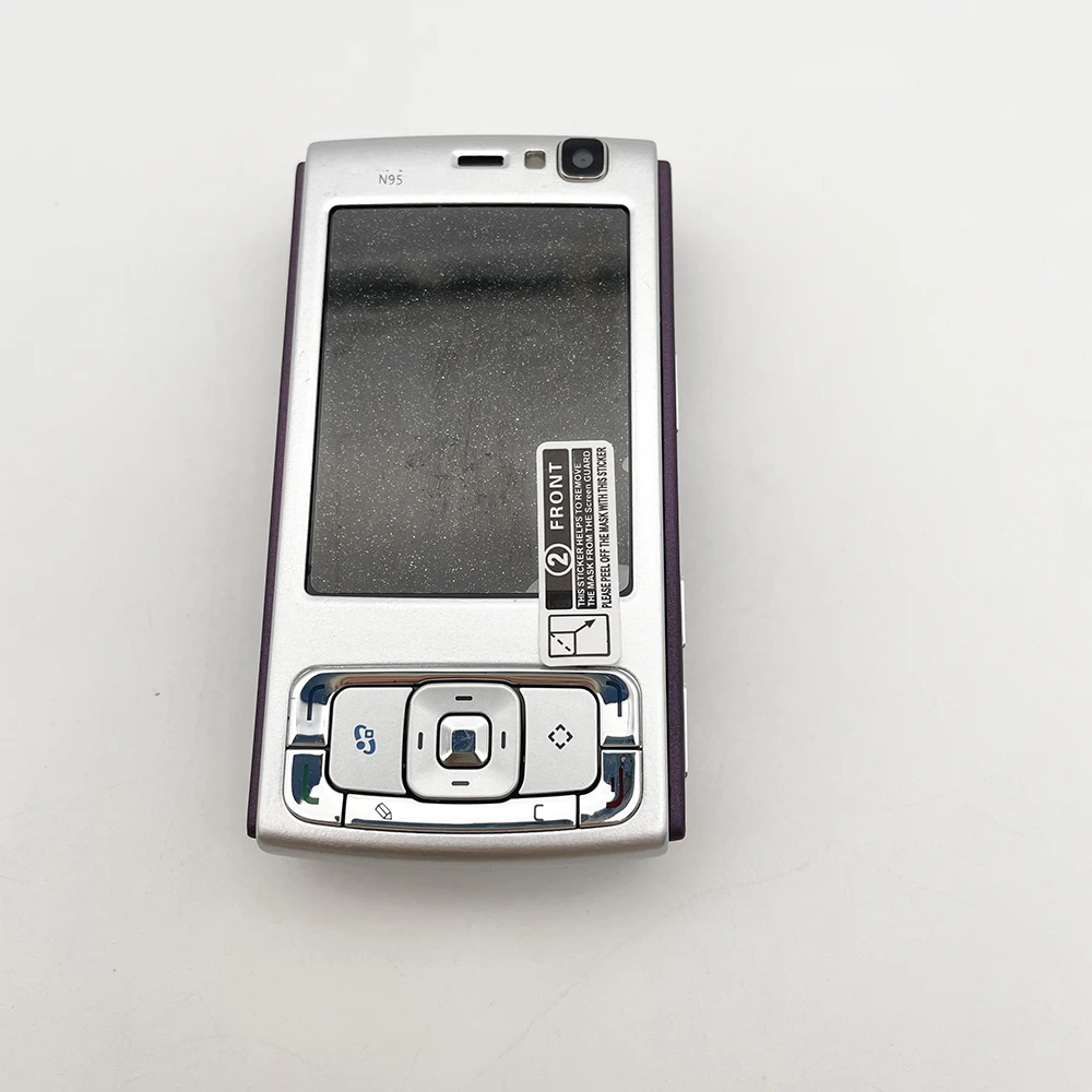 ปลดล็อก N95 5MP WIFI บลูทูธวิทยุ FM โทรศัพท์มือถือรัสเซียฮีบรูอาหรับแป้นพิมพ์ Made in ฟินแลนด์จัดส่งฟรี