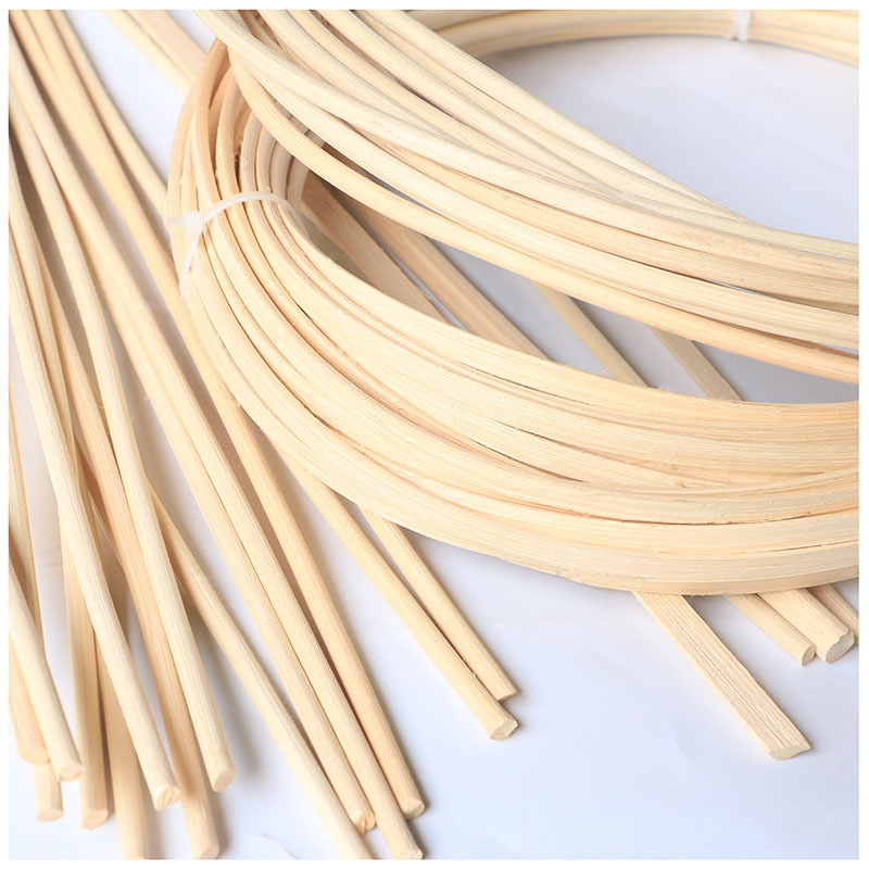 500g 2-12mm Diameter Natural Real Indonesian Rattan Raw Materials Round Cane Core For Chair Basket Furniture Weaving Repairing