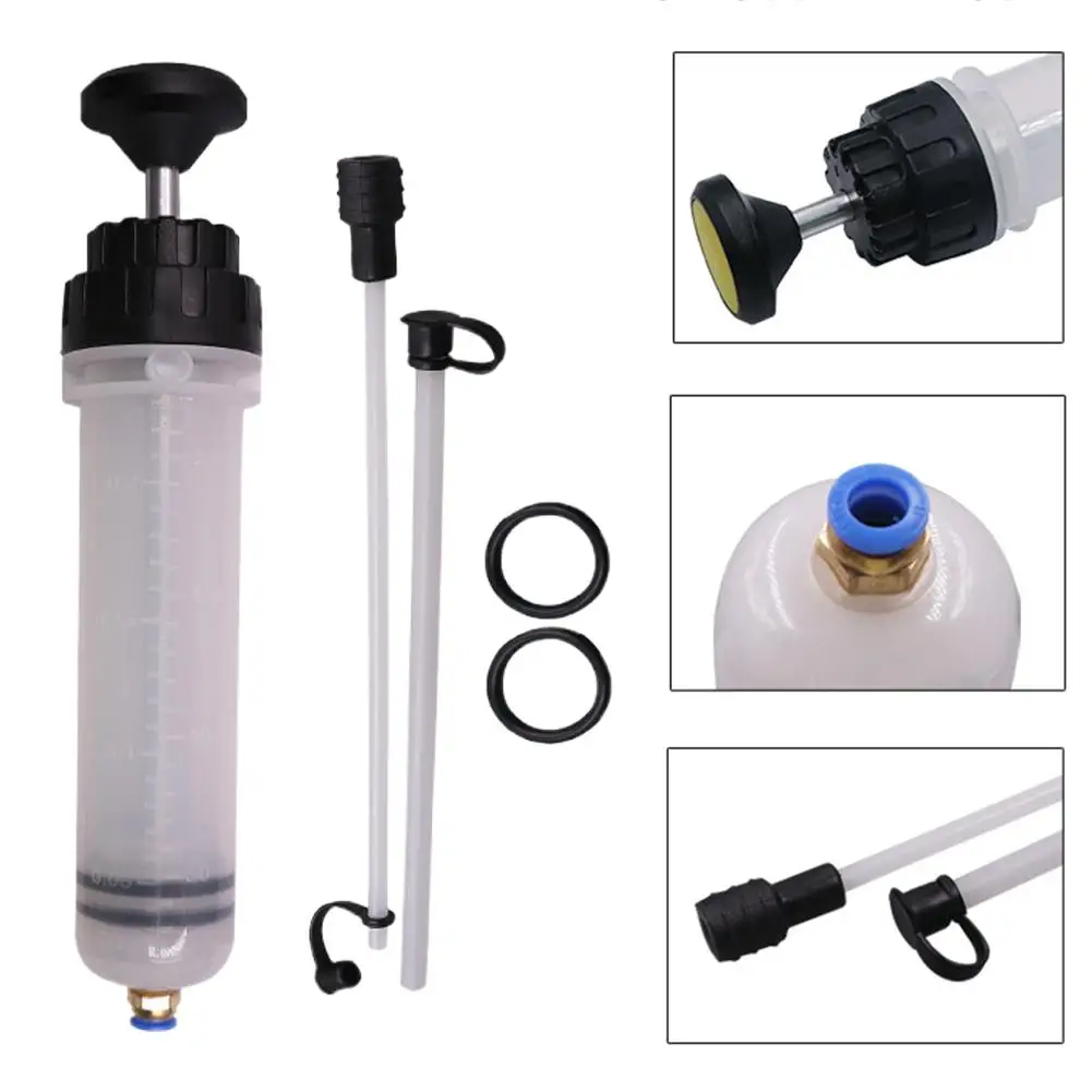 Extractor de aceite y fluido de 0,5l, jeringa para cambio de aceite, botella de transferencia, bomba de extracción de combustible automotriz, herramienta manual, bomba extractora de aceite