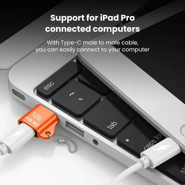 Adattatore da USB a tipo C 10A OTG USB 3.0 tipo C maschio a USB femmina convertitore trasferimento dati di ricarica rapida per MacBook iPhone Samsung