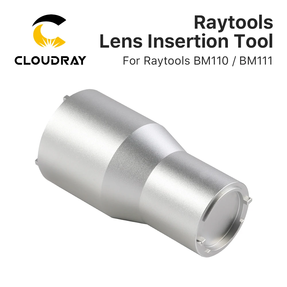 Cloudray Raytools BM111/BM110 Ống Kính Chèn Vào Dụng Cụ Tập Trung Ống Kính D30 Chèn Vào Dụng Cụ Cho Raytools BM111/BM110 Quang Học Tập Trung ống Kính