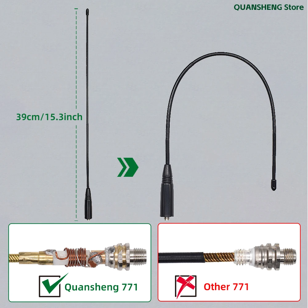 Quansheng UV K5 9 Walkie Talkie Two Way Radio Long Range Transceiver Wireless Set Ham Amateur Receiver with AM FM Communication