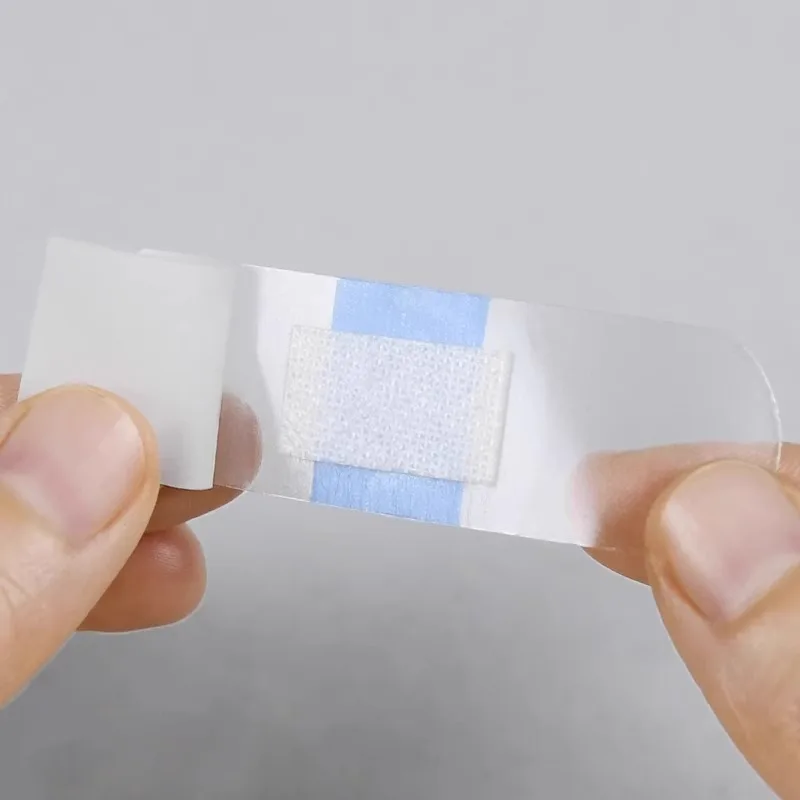 120 piezas de tirita impermeable, transparente, invisible, hemostática, transpirable, antidesgaste