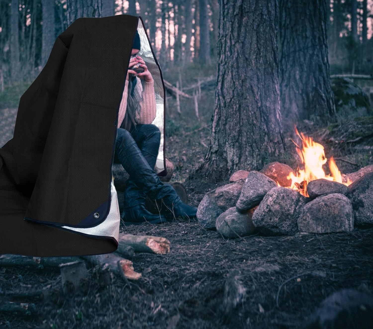 Hochleistungs-Notfall decke Überlebens ausrüstung wasserdichte isolierte Decke Notfall plane für Camping, Wandern, Bush craft