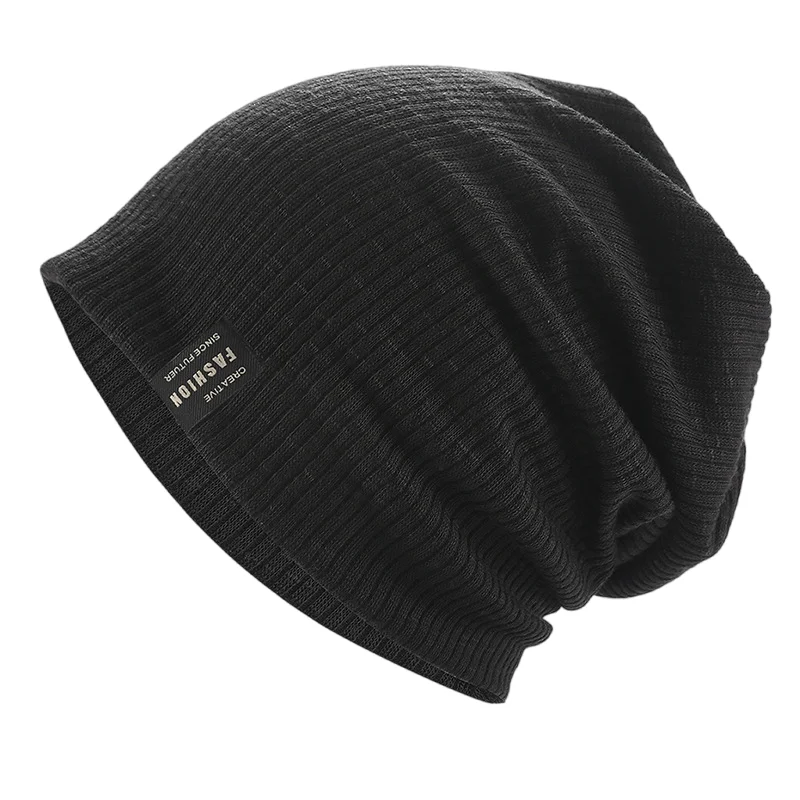 2 unid/set de gorro tejido para hombre, gorro de felpa cálido, Color sólido, estilo informal para otoño e invierno de 2025, necesario cálido para exteriores
