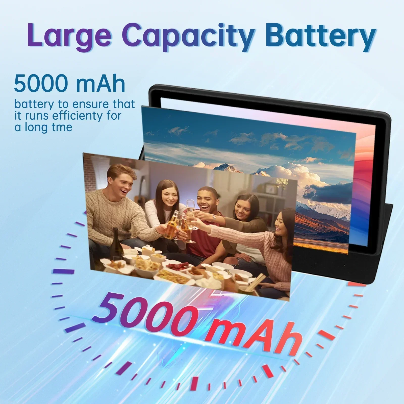 URAO C101L 10 Inch Android 15 Tablet A523 Octa Core Tablets 24GB+128GB 1 TB Expansion WiFi 6 5MP+8MP Camera Keyboard Mouse Set
