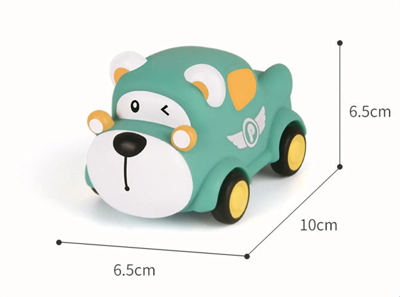 ベビーカーのおもちゃの車ソフト丈夫なプルバック車のおもちゃミニレーシングカー子供の教育玩具子供男の子女の子 1 2 3 4 5 年