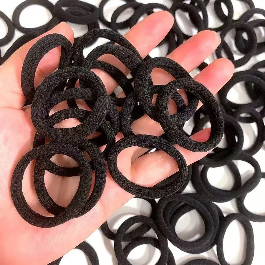 50 sztuk/zestaw nowe kobiety dziewczęta cukierkowe kolory nylonowe podstawowe Scrunchie opaska do włosów kucyk trzymaj gumki do włosów modne akcesoria do włosów
