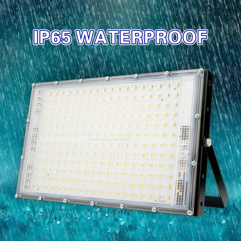110V 220V Led フラッドライト 50 ワット 100 ワット 150 ワット 200 ワット屋外投光器 IP65 防水壁ランプリフレクター Led 街路灯