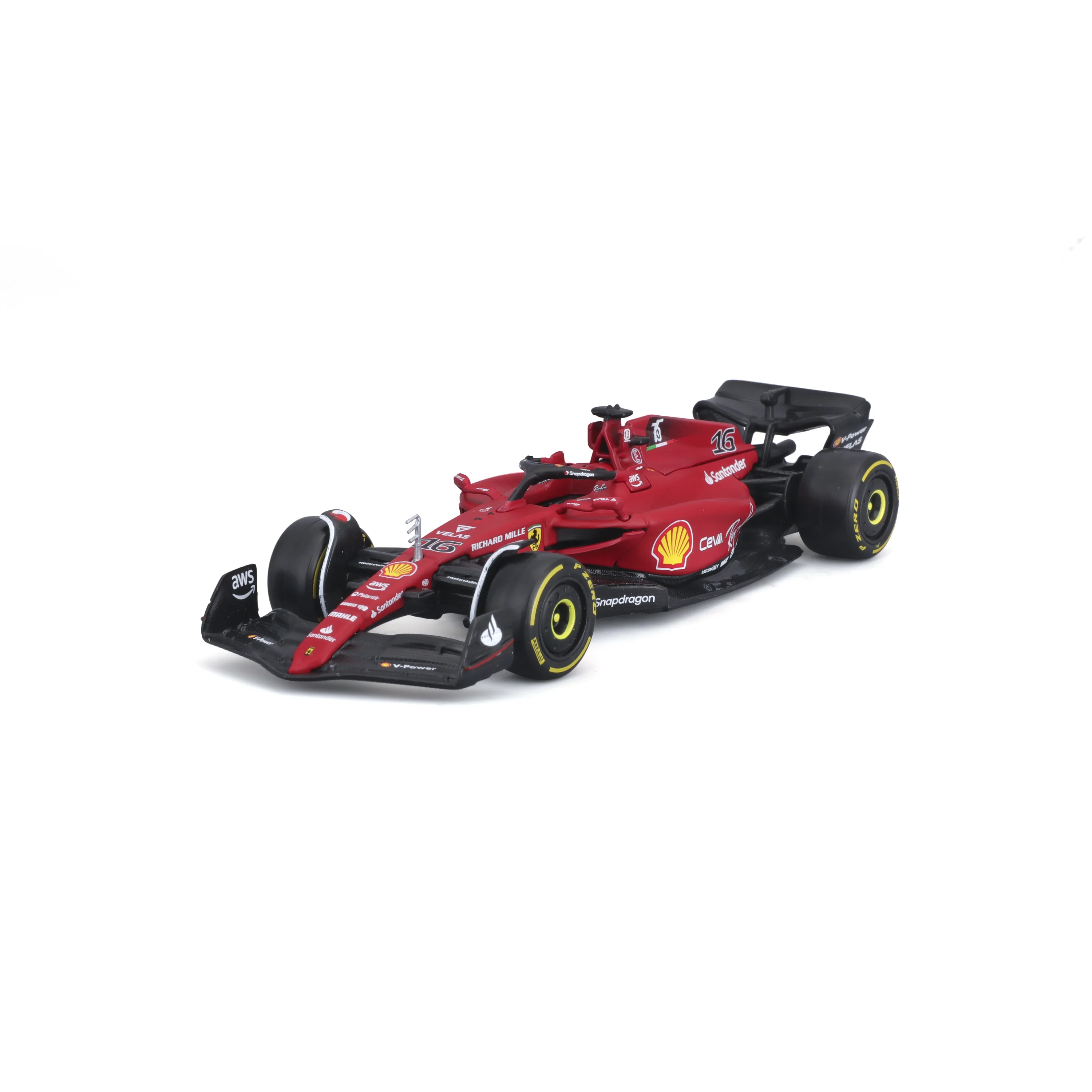 Bburago 1:43 2022 F1 Scuderia Ferrari SF24 SF23 F1-75 # 16-леклерк # 55 Модель роскошного автомобиля Sainz из сплава, литая под давлением модель автомобиля