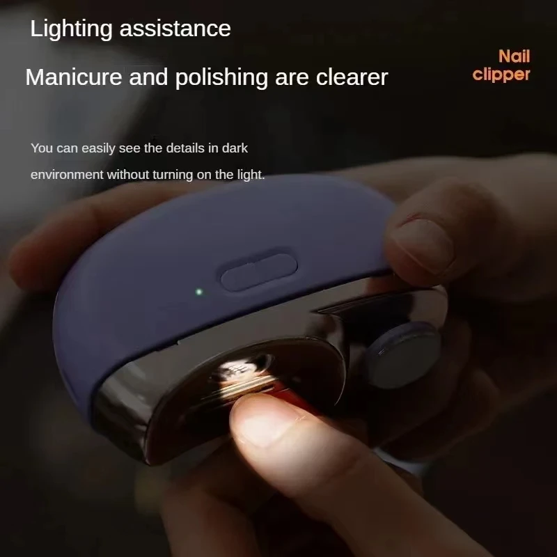 電動爪切り研削と研磨 2 in 1 多機能ポータブル自動爪グラインダー電動マニキュアツール