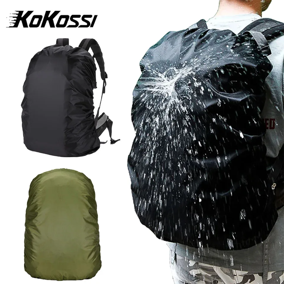 KoKossi 20-80L ไนลอนน้ําหนักเบากันน้ํากันน้ํากระเป๋าเป้สะพายหลังกลางแจ้ง Camping Hiking Travel ขี่จักรยาน Rain Cover ฝุ่น
