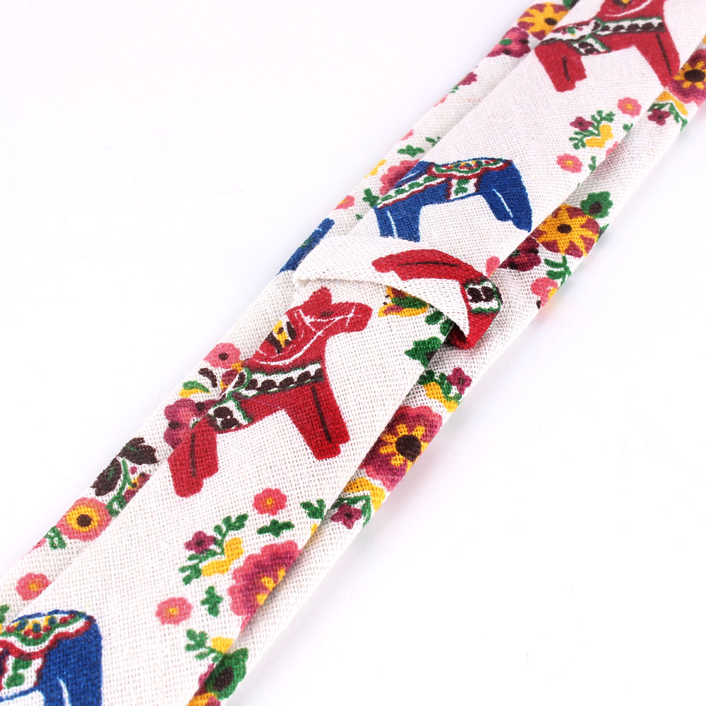 Mới Thiết Kế In Quan Hệ Giản Dị Hẹp Tie Ties for Men Hip-Hop Party Hoa Bông Skinny Tie Cravat