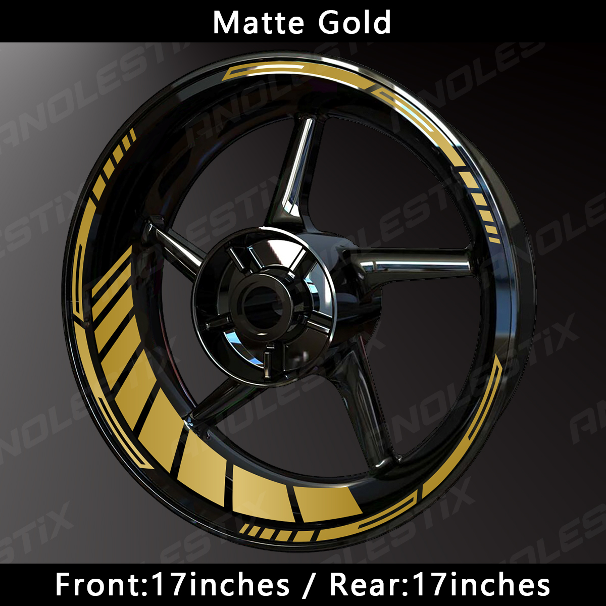 Adesivos refletivos para roda de motocicleta, decalque para aro, 17 polegadas, para yamaha, honda, kawasaki, suzuki, bmw, ktm, husqvarna, triumph