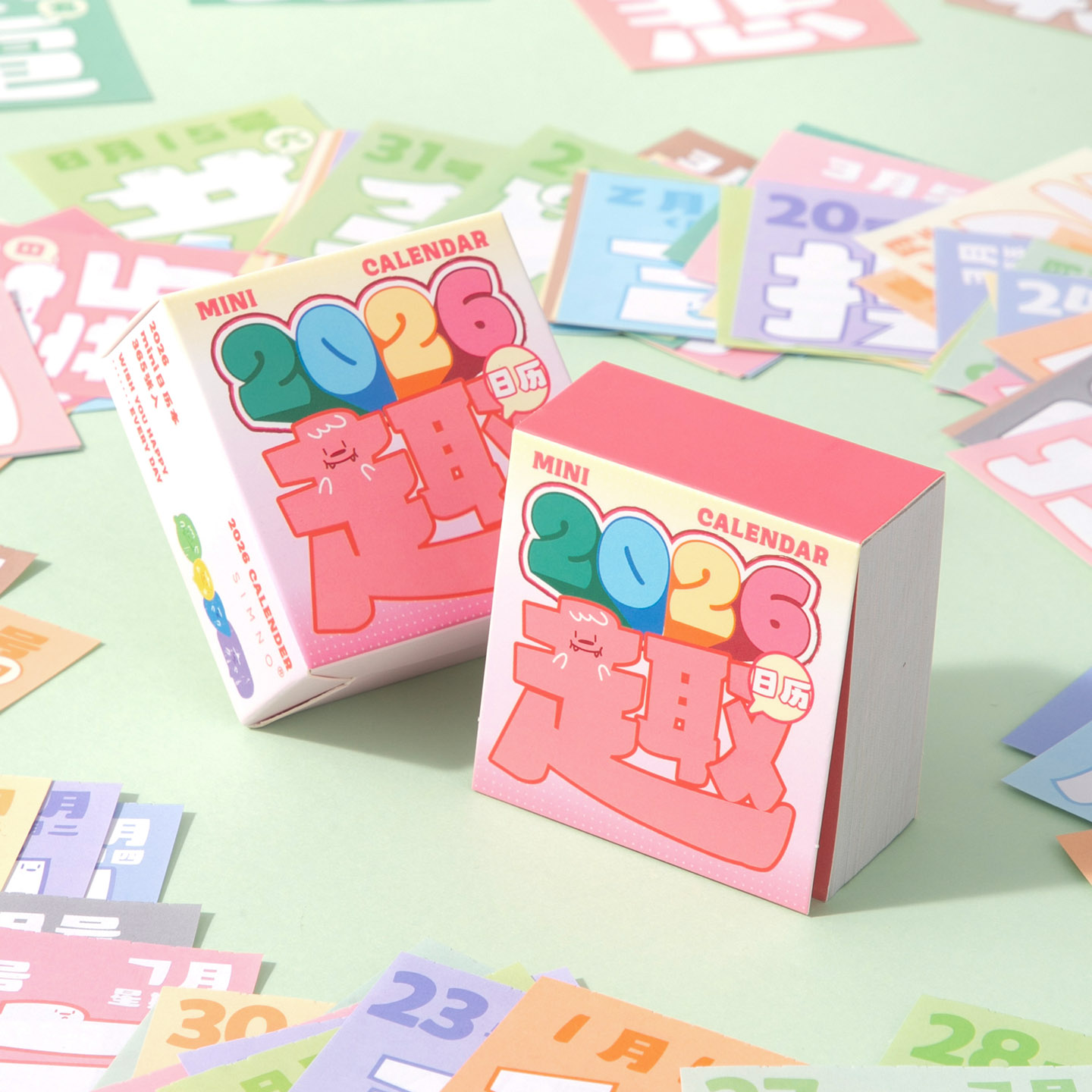 Journal GO Mini 365-Tage-Kalender 2026-Planer, jährlicher Agenda-Organizer mit Notizen für den täglichen Zeitplan zu Hause, im Büro, in der Schule