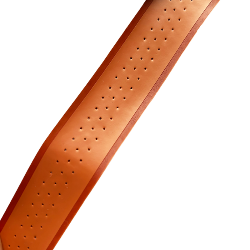 Nova zasia perfurada couro do plutônio sweatband tênis badminton raquete overgrip resistente ao desgaste antiderrapante 2/4 pçs