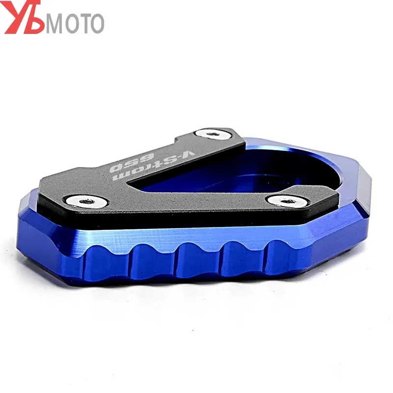 Para Suzuki vstrom 650 DL650 650XT v-strom 650 xt vstrom650 dl 650 2004-2024 2014 accesorios de motocicleta almohadilla de extensión de soporte lateral