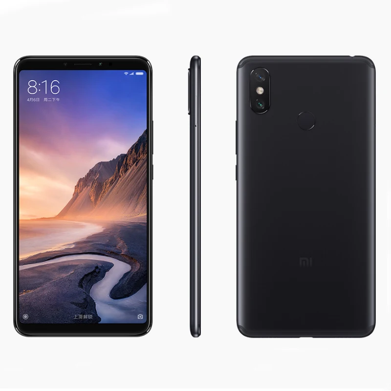 Xiaomi Max 3 Snapdragon 636 Smartphone 6,9 polegadas Tela Grande 12MP Bluetooth 5.0 Telefone Androidusado