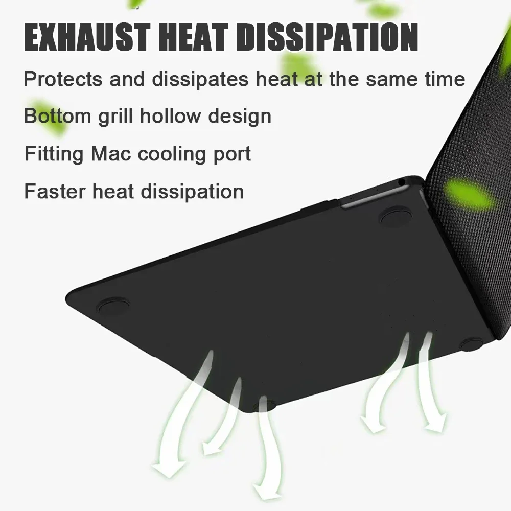 2024 New Carbon Fiber Case Laptop Case For Macbook 13 14 16 Inch Case For M3 A3113 A3114 M2 A2941 Protective Cover Accessories
