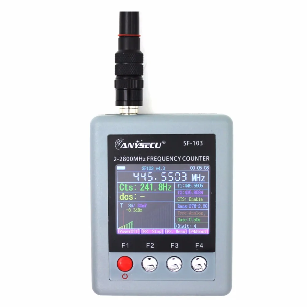 Contador de frecuencia portátil, medidor de frecuencia Digital, frecuencia de amplio rango, SF-103, 2MHz-2800MHz, SF103, DMR