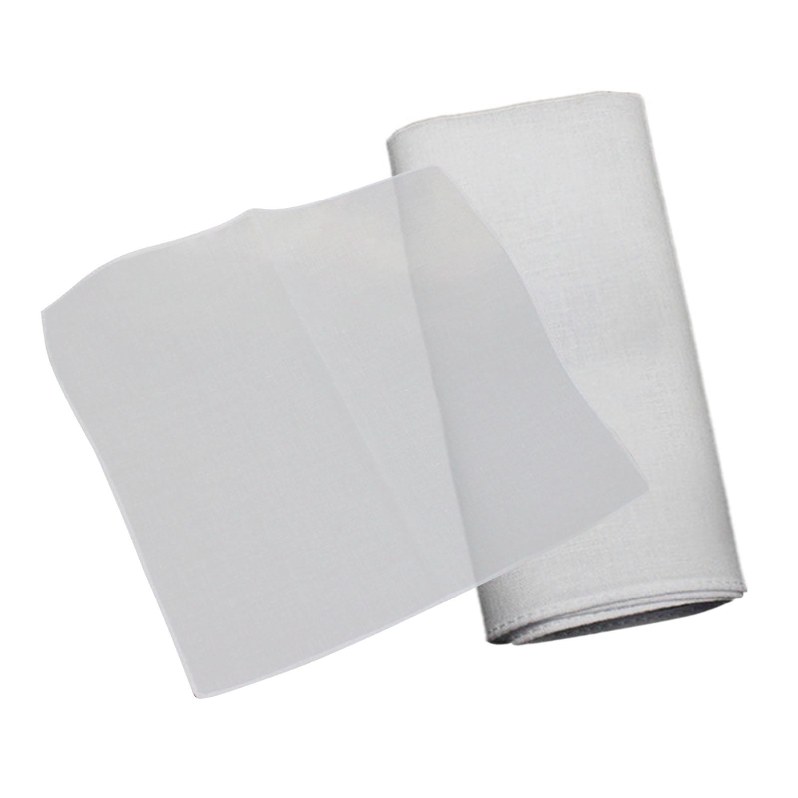 10 Stück weiße Taschen tücher 26cm weich 42s Herren Taschen tücher Einst eck tücher für hand gefertigte Krawatten Bastel bedarf DIY