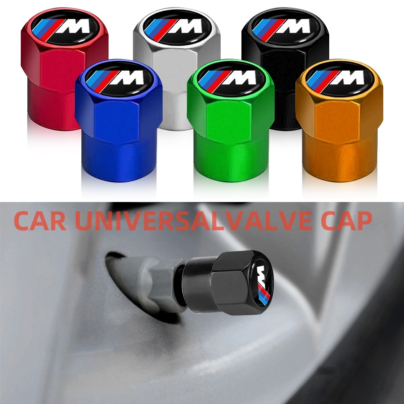 4 Uds cubierta de válvula de metal para neumático de rueda de coche Defender decorativo para BMW M F20 E36 E92 E87 E30 E46 E91 F31 X5 E53 E34 F11 E70 F25 E53