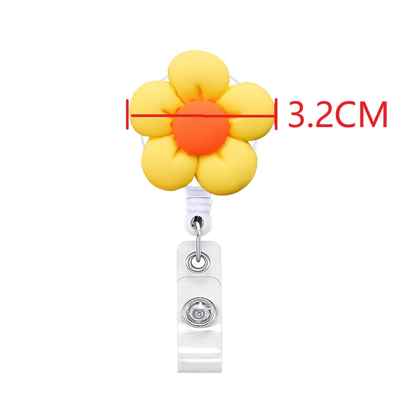 Carrete de insignia, soporte de ruleta, colgante de identificación retráctil, soporte de identificación, Portagafetes retráctiles, insignia médica HZ02