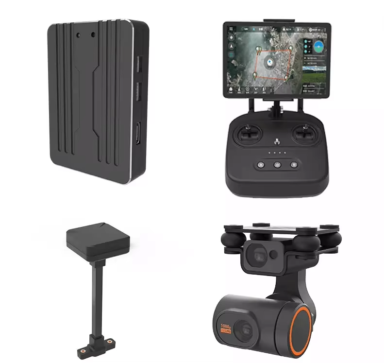 Sistema de controle elétrico s1, altamente integrado, multiexpansível, las er, evita obstáculos, gimbal para multicopter rc dr one