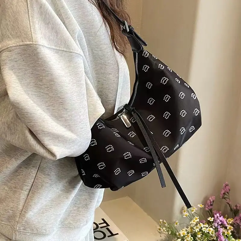 แบรนด์หรูผู้หญิง Rhinestone Wang กระเป๋า Tote กระเป๋า Crossbody Y2K แฟชั่นผู้หญิงไหล่กระเป๋าคลัทช์กระเป๋ากระเป๋าสตางค์กระเป๋าเดินทาง