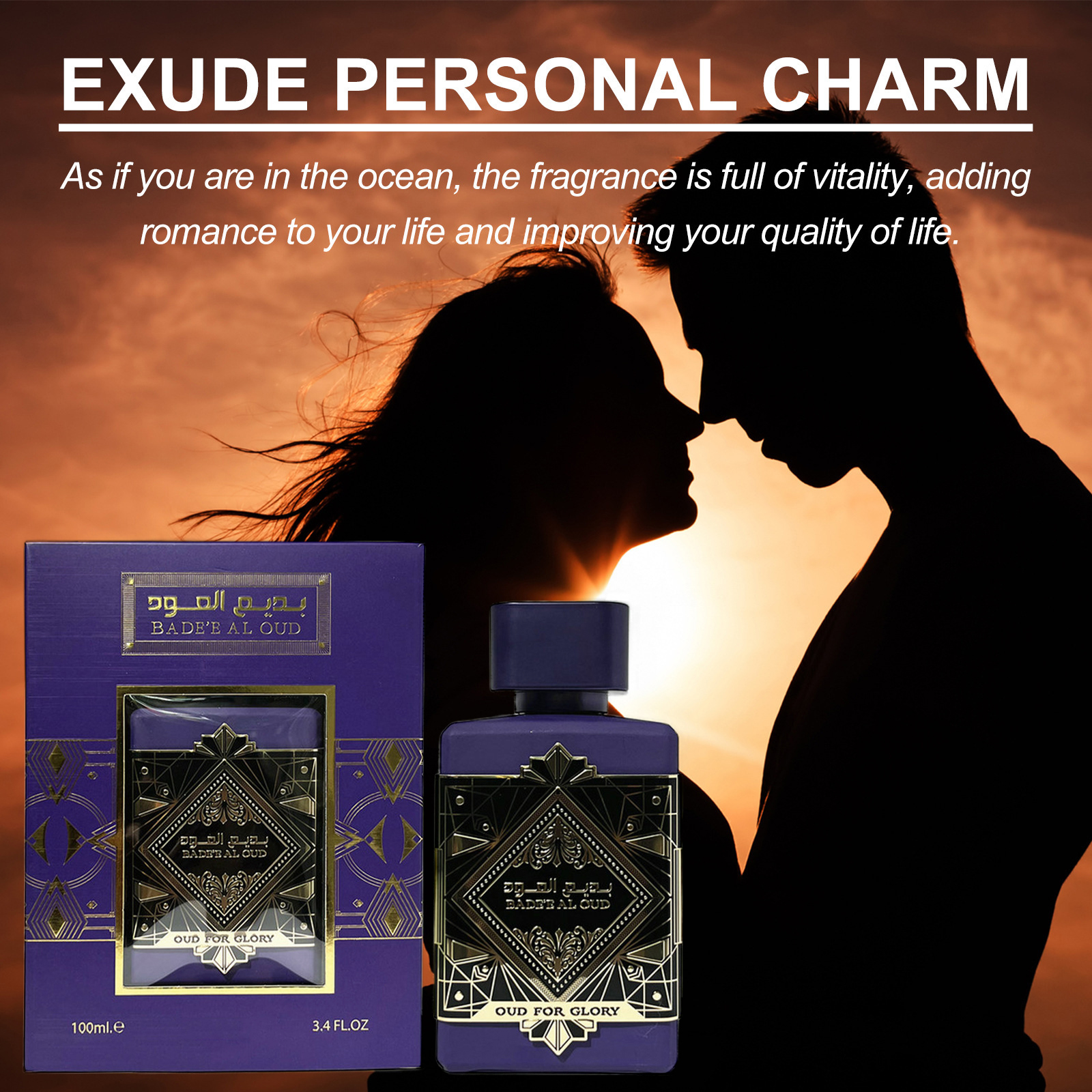 Parfüm im arabischen Stil für Damen, 100 ml, langlebiges Duftspray, Blumenduft, Pheromon-Parfums, bezauberndes Mann-Köln-Parfums für Herren