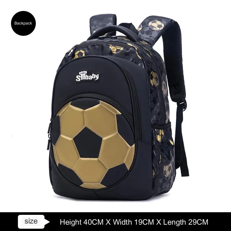 Menino futebol mochila crianças mochila anime mochila de viagem sacos escolares para adolescente mochila escolar infantil menino