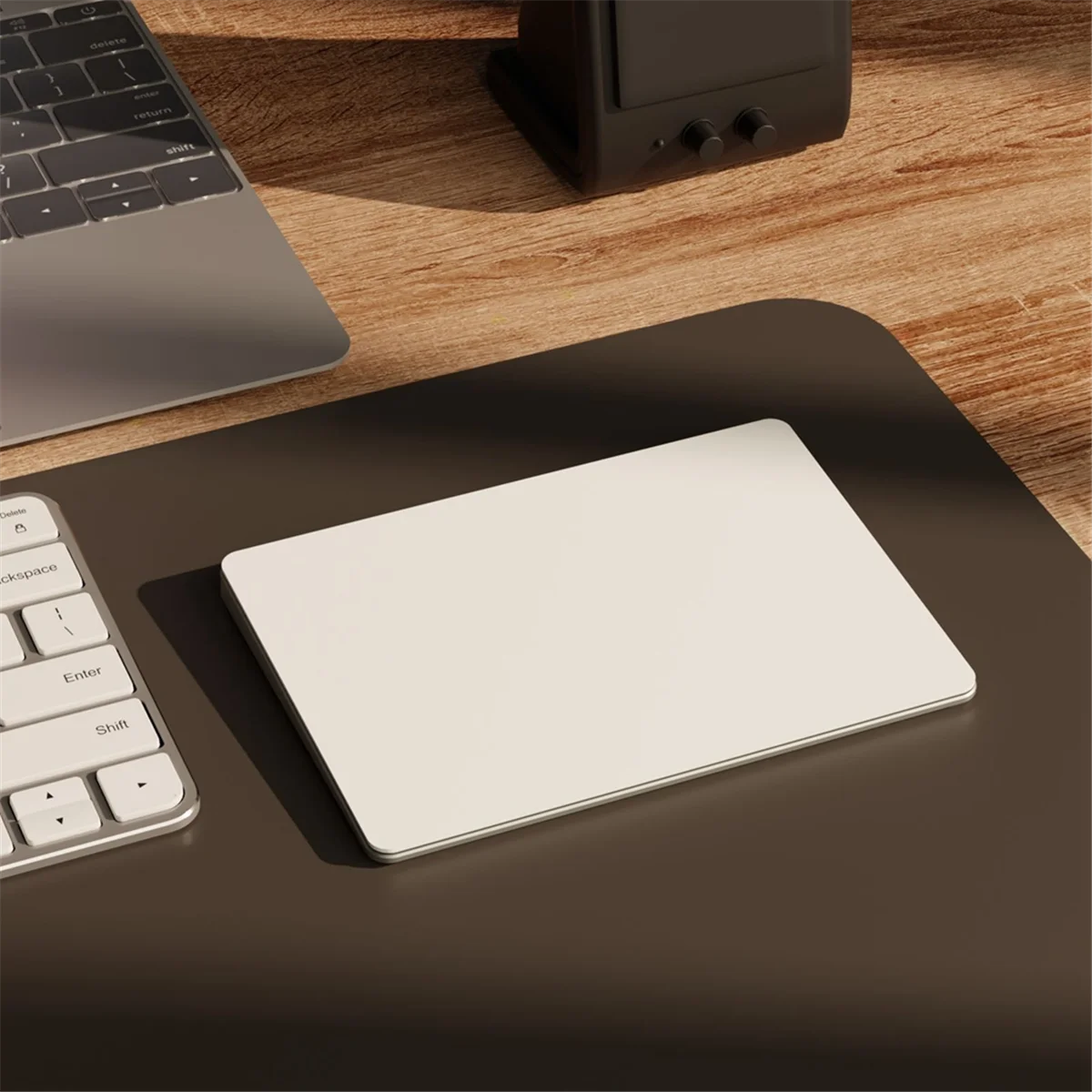 Bluetooth Touchpad Multi-Function Gestures Trackpad Rechargeable Wireless Touchpad for Laptop IPad IOS Mac, Black