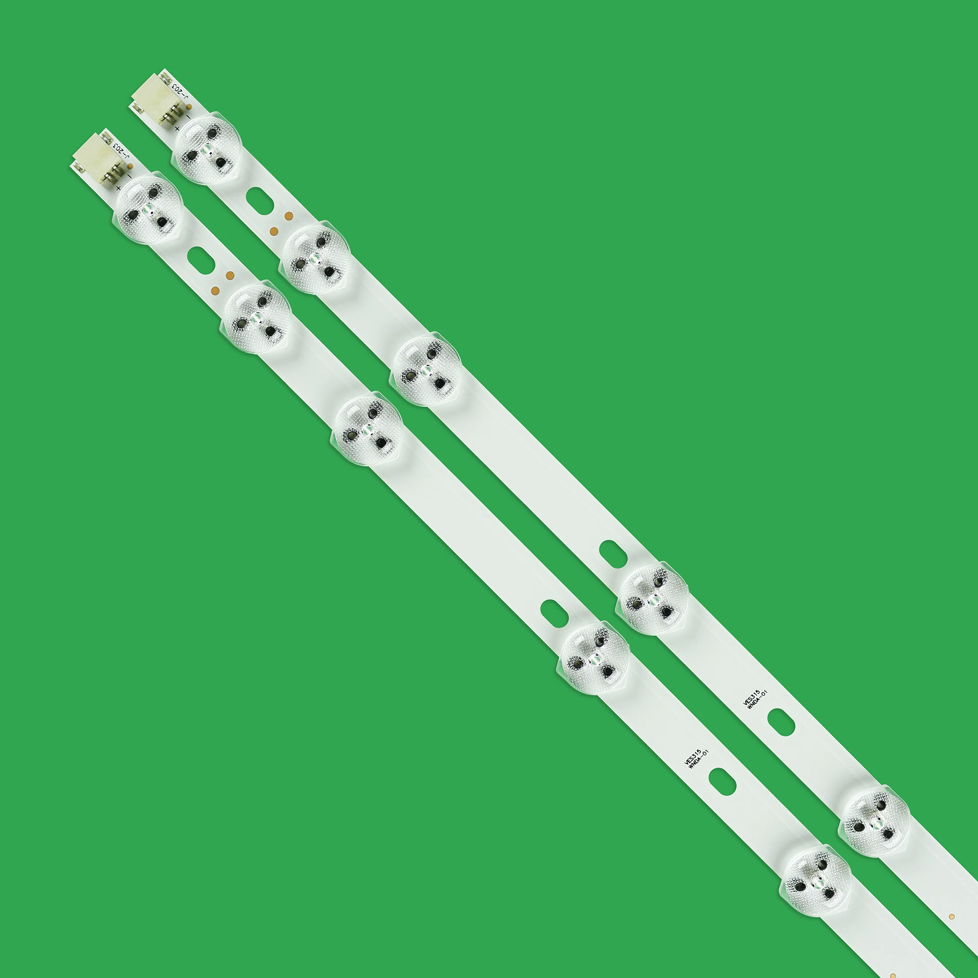 2 Pieces/set New LED Strip JL.D320B1235-078CS-C VES315WNDS-2D-N14 VES315WNDL-2D-N21 For 32D1533DB 32D1633DB 32D3753DB