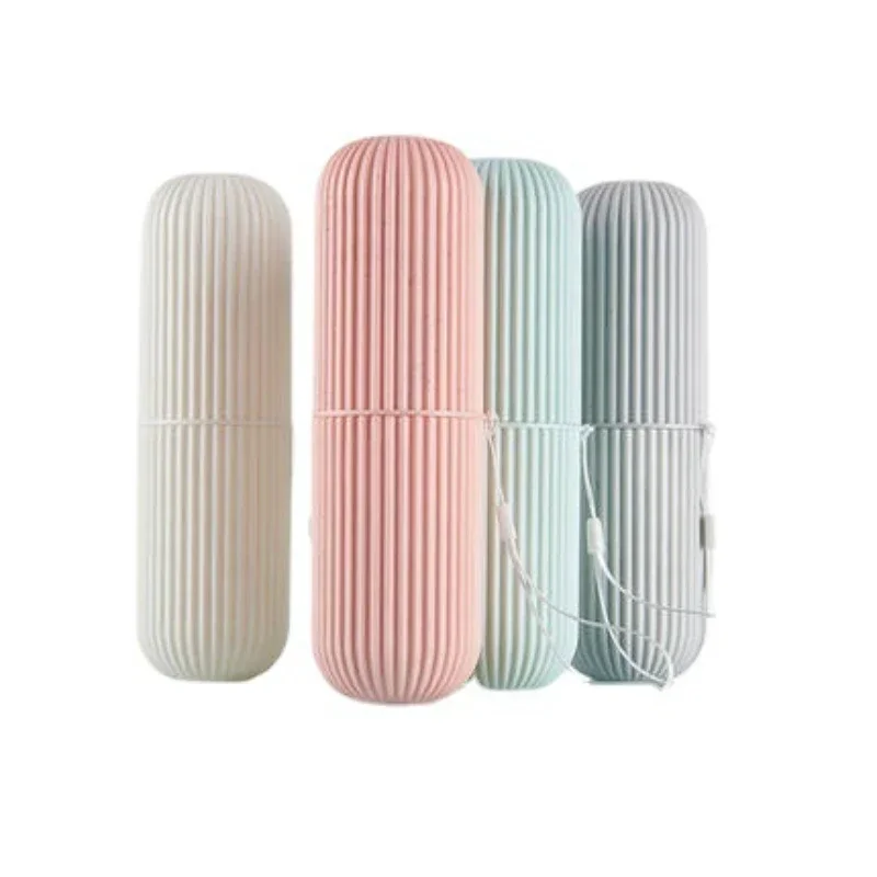 Travel Portable Toothbrush Cup Bathroom Toothpaste Holder Storage Case Box Organizer Travel Toiletries Storage Cup New Creative