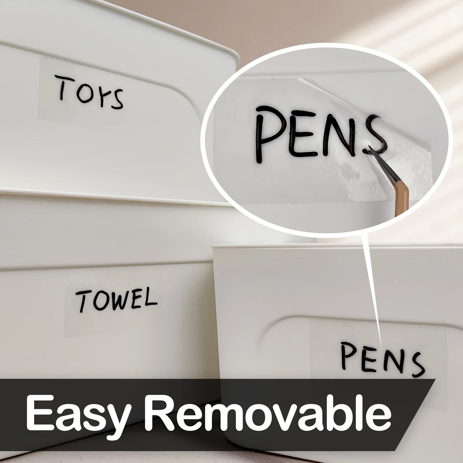 Removable waterproof label stickers, frozen food design, office and home use, storage bins, relocation, folders бейджик