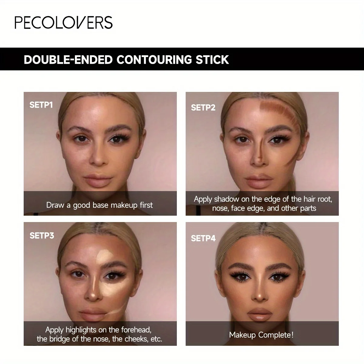 Face Foundation คอนซีลเลอร์ปากกา Long Lasting Dark Circles Corrector Contour คอนซีลเลอร์ Stick เครื่องสําอางค์แต่งหน้า