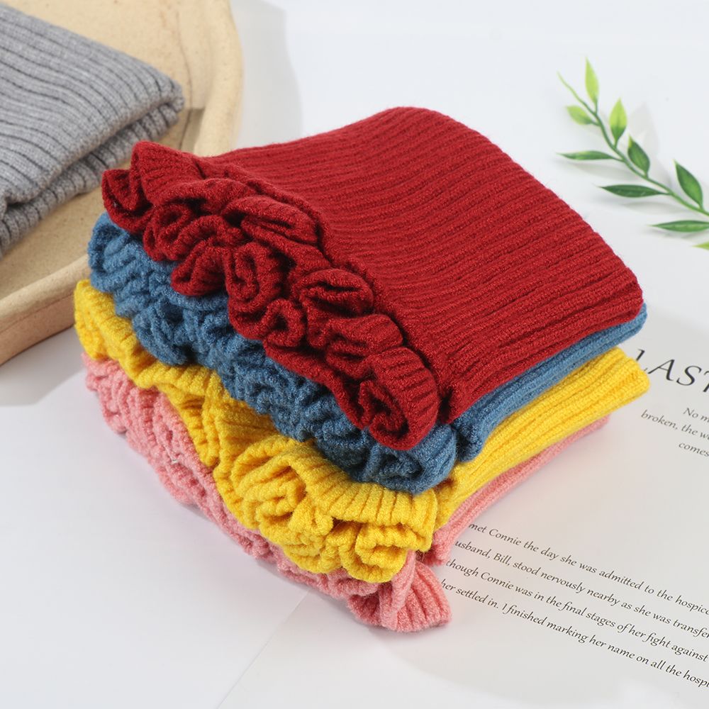 Cuello falso de punto cálido para hombres y mujeres, bufanda a prueba de viento con orejas de madera, cuello alto desmontable, moda de invierno