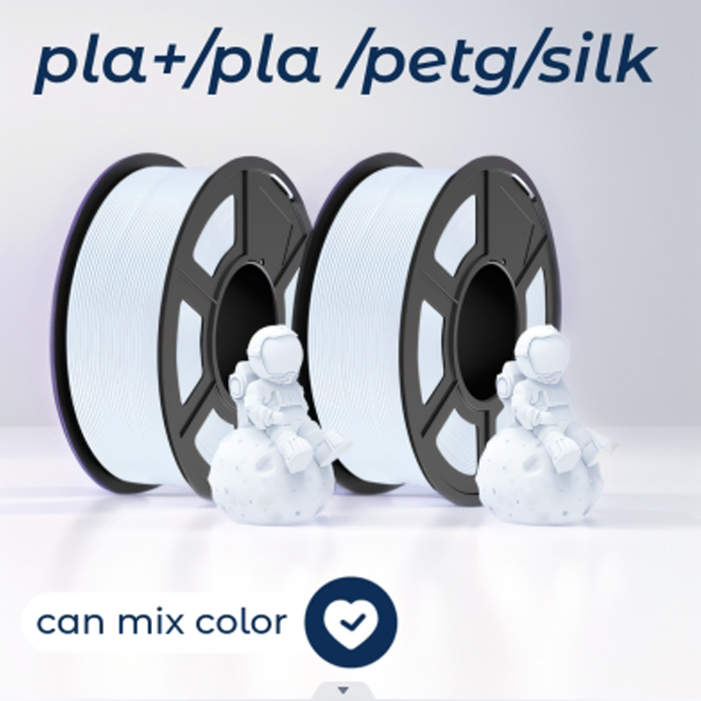 JAYO 3D-Drucker PLA/PETG/PLA PLUS /PLA META /SEIDE/ASB Filament 1,75 mm 2 Rolle 1,1 kg/0,65 kg 3D-Drucker-Filament für 3D-Drucker