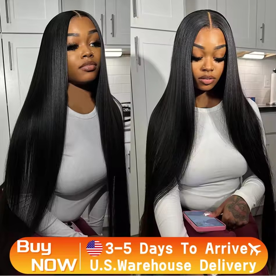 Peluca Frontal de encaje 13x6 transparente HD recta de hueso de 220 de densidad pelucas de cabello humano brasileño 13x4 360 Hd con encaje Frontal para mujeres negras