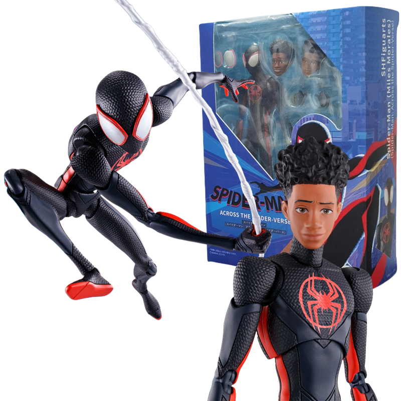 スパイダーマンスパイダーグウェンステイシースパイダーマイルモラレスアクションフィギュアアニメモデル S.H.Figuarts コレクション人形子供のおもちゃギフト